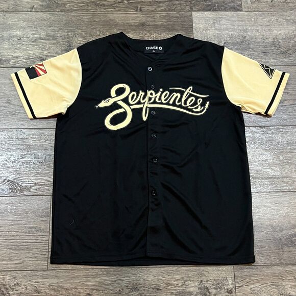Jersey/Hat Bundle! Arizona Diamondbacks Serpientes Jersey Size XL + Snapback Hat - Picture 2 of 13